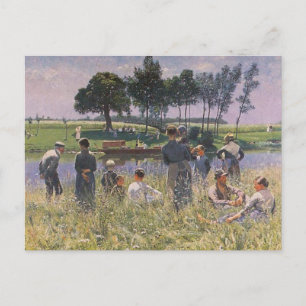 Cartão Postal Emile Claus - Picnic