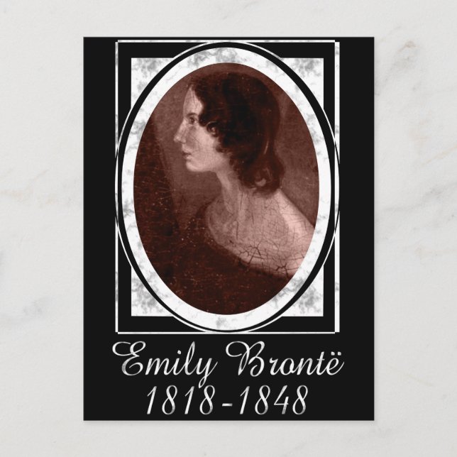 Cartão Postal Emily Brontë (Frente)