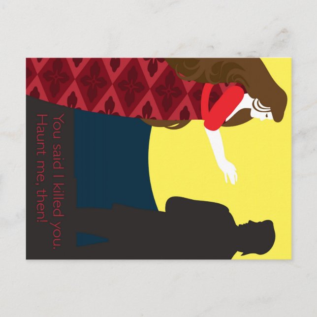 Cartão Postal Emily Bronte / design de presente Wuthering Height (Frente)