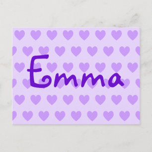 Cartão Postal Emma de Roxo