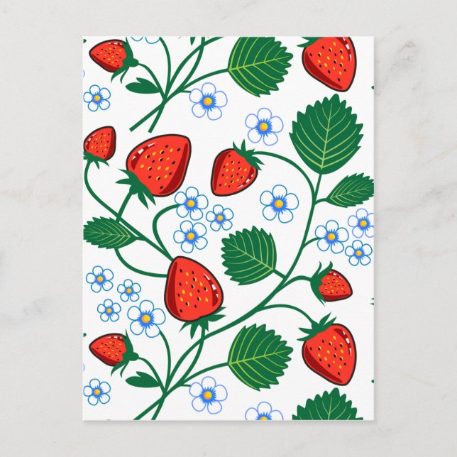 Cartão Postal Emma Janeway Strawberry (Frente)