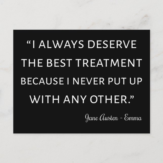 Cartão Postal Emma Por Jane Austen Cote II (Frente)