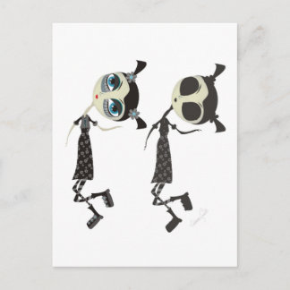 Cartão Postal Emo Me e Minha Sombra Emo