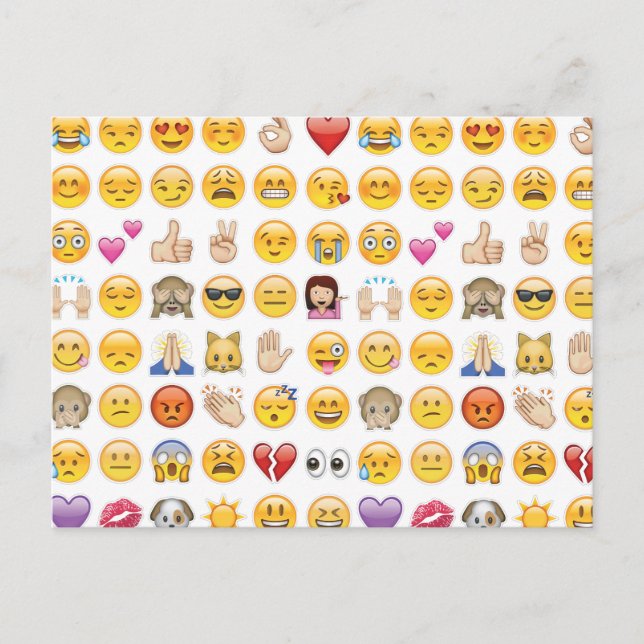 Cartão Postal emoji (Frente)