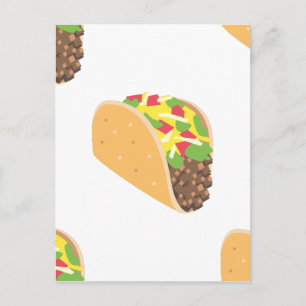 Cartão Postal emoji taco