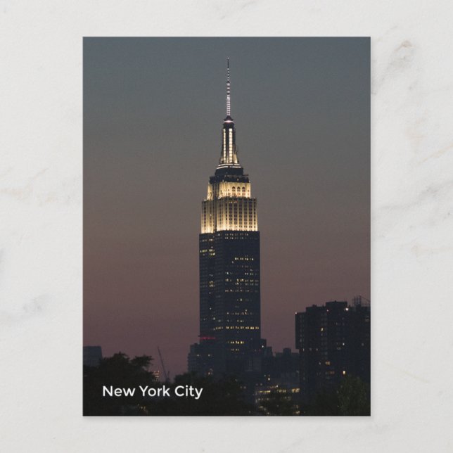 Cartão Postal Empire State Building (Frente)