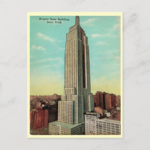 Cartão Postal Empire State Building 1930