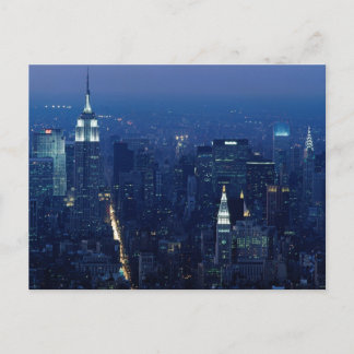 Cartão Postal Empire State Building, à noite, Nova Iorque