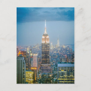 Cartão Postal Empire State Building em Nova Iorque