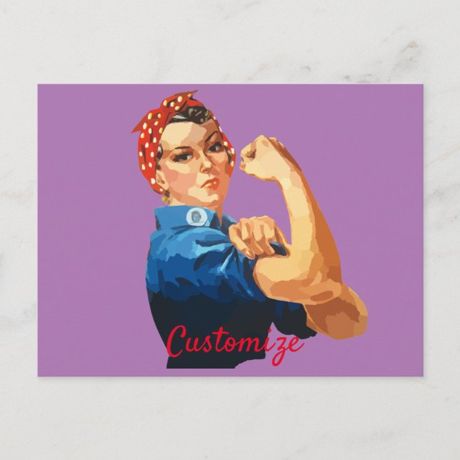 Cartão Postal Empoderamento feminino Thunder_Cove (Frente)
