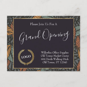 Cartão Postal Empresa de Promocional de logotipo comercial deixa