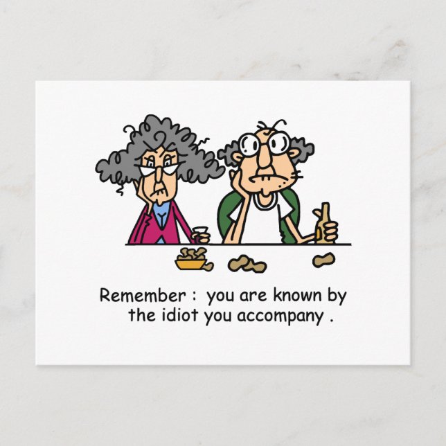 Cartão Postal Empresa Idiot (Frente)