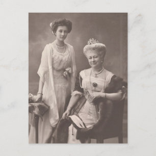 Cartão Postal EMPRESS da Alemanha e filha #042D