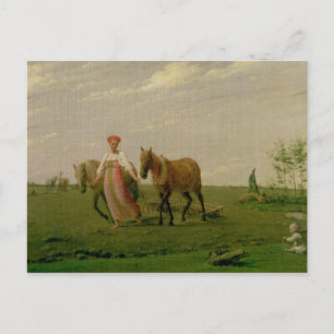 Cartão Postal Empurrando em Primavera, 1820
