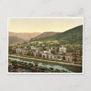 Cartão Postal Ems-Les Bains (ou seja, Bad Ems), Hesse-Nassau, Ge