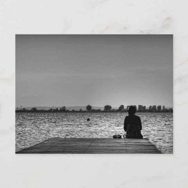 Cartão Postal En el muelle (Frente)