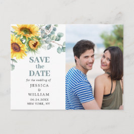 Cartão Postal Encantado Eucalyptus PHOTO Salva a data