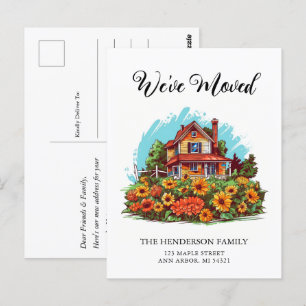 Cartão Postal Encantadora Farmhouse Que Mudamos O Anúncio