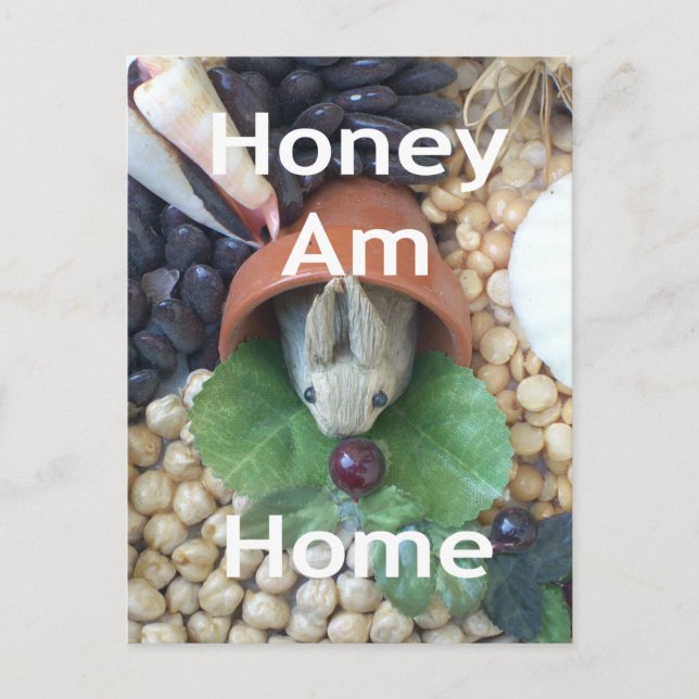 Cartão Postal Encantamento de coelho bonito (Frente)