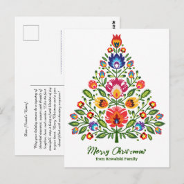 Cartão Postal Encantamento Folclore: Um Natal inspirado em Lowic