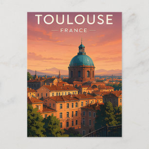 Cartão Postal Encanto de Viagem em Toulouse França