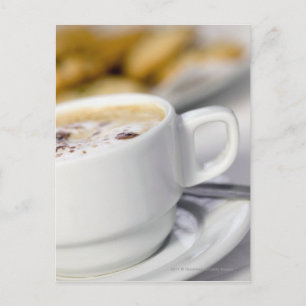 Cartão Postal Encerramento de uma xícara de café