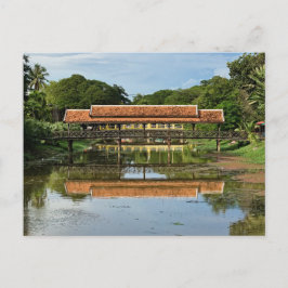 Cartão Postal Enchanted Reflections:  Bridges of Siem Reap