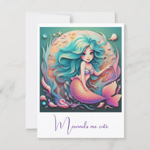 CARTÃO POSTAL " ENCHANTRESMO SUBÁGUA "
