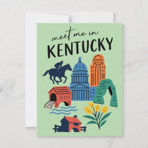 Cartão Postal Encontre-me em Kentucky: O Estado Retrô do Bluegra