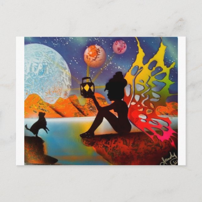 Cartão Postal Encontre seu caminho para CASA (Frente)