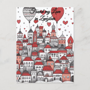 Cartão Postal Encontrei meu amor no Dia de os namorados Zanzibar