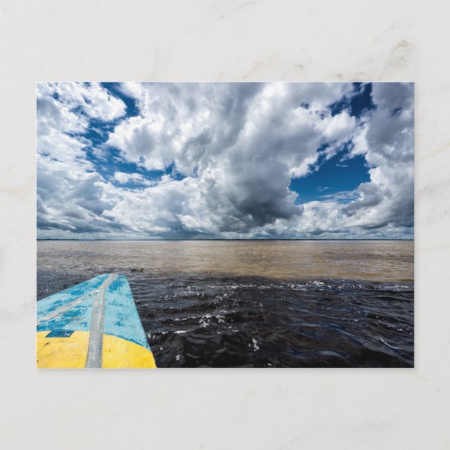 Cartão Postal Encontro das Águas no Peru (Frente)