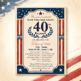 Cartão Postal Encontro de 40 anos da turma do colegial Americana