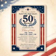 Encontro de 50 anos de formatura estilo Americana 