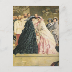 Cartão Postal Encontro de duas imperatriz (SISSI & CHARLOTTE) #0