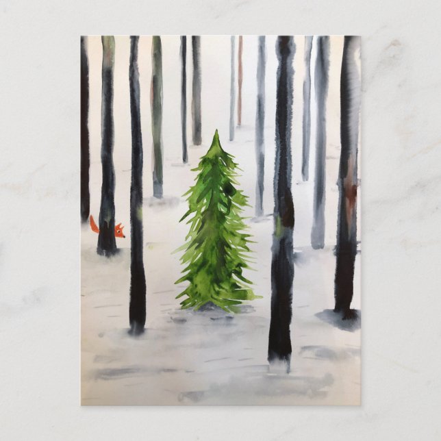 Cartão Postal encontro de inverno (Frente)
