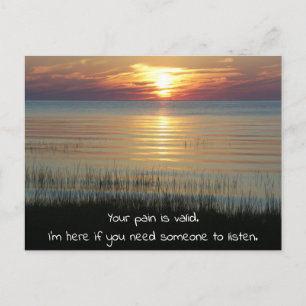 Cartão Postal Encorajamento para alguém que está doente