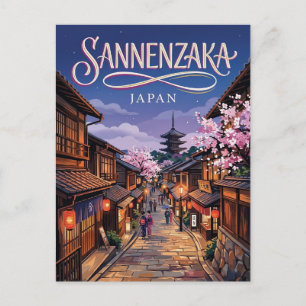 Cartão Postal Encosta Sannenzaka Japão