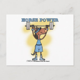 Cartão Postal Energia do cavalo