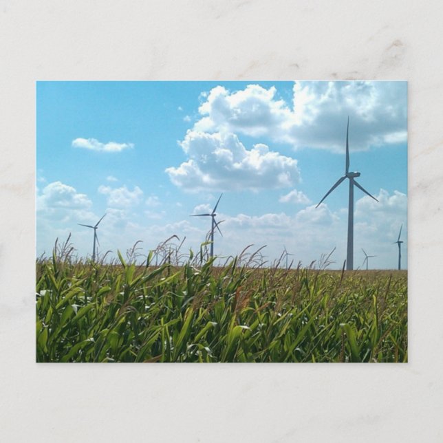Cartão Postal Energia eólica (Frente)