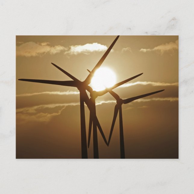 Cartão Postal Energia eólica (Frente)