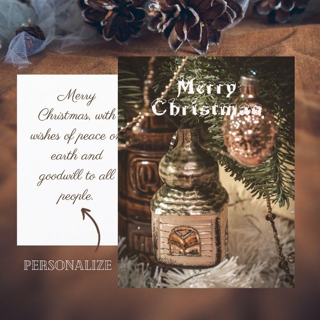 Cartão Postal Enfeites de Natal antigos (Criador carregado)