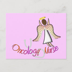 Cartão Postal Enfermeira de Oncologia Anjo