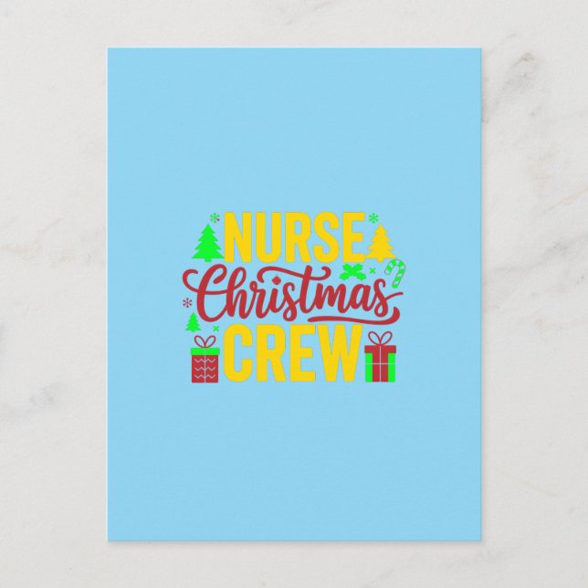 Cartão Postal Enfermeira Design de Arte Digital (Frente)