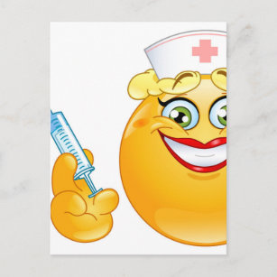 Cartão Postal enfermeira emoji