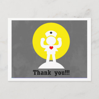 Cartão Postal enfermeira heroína