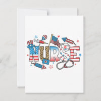Enfermeira Patriótica do Dia 4 de Julho