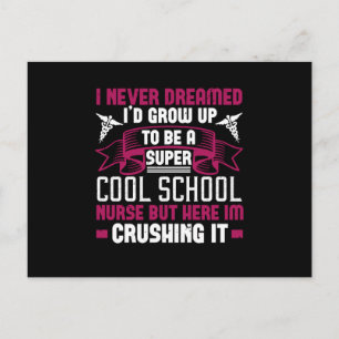 Cartão Postal Enfermeiras Corona - Super Enfermeira Escolar Lega
