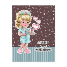 Enfermeiras cuidam do Heart. Enfermeira Loura Boni