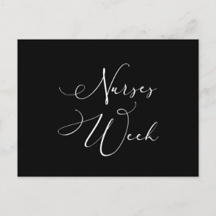 Cartão Postal Enfermeiras Semana. Feliz Semana Nacional de Enfer